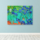 PixDezines van gogh irises/st. remy Leinwanddruck (Insitu (Holzboden))