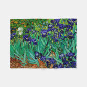 PixDezines van gogh/lila Irises/st. remy Fleecedecke (Vorderseite (Horizontal))