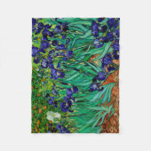 PixDezines van gogh/lila Irises/st. remy Fleecedecke (Vorderseite)