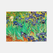 PixDezines van gogh/lila Irises/st. remy Fleecedecke (Vorderseite (Horizontal))