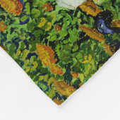 PixDezines van gogh/lila Irises/st. remy Fleecedecke (Ecke)