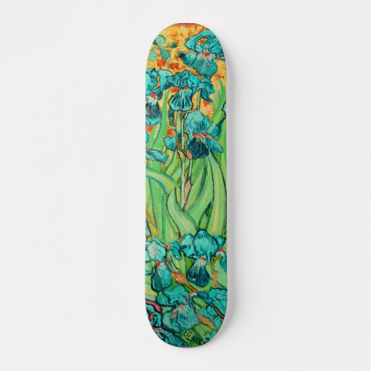 PixDezines van gogh lila Reize Skateboard (Vorne)