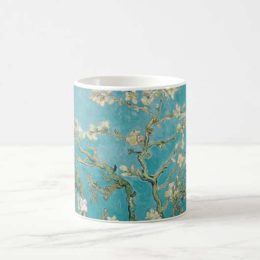 PixDezines Van Gogh Mandelblüten bei Saint-Rémy Kaffeetasse (Mittel)