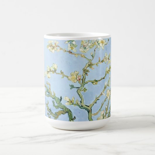 PixDezines Van Gogh Mandelblüten bei Saint-Rémy Kaffeetasse (Mittel)