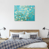 PixDezines van gogh Mandelblüten Leinwanddruck (Insitu (Schlafzimmer))