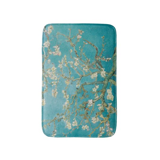 PixDezines van gogh Mandelblüten/st. Badematte (Vorderseite Vertikal)