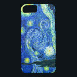PixDezines Van Gogh Starry Night/St Remy iPhone 8/7 Hülle<br><div class="desc">Van Goghs berühmtes Gemälde "The Starry Night". In den 1880er Jahren, als er während seines bleibe am Asyl von Saint Remy bemalt wurde, stellte van Gogh die sanften Hügel und Zypressen dar, die er aus seinem Fenster sah. Digitale Verstärkung durch PixDezines. Copyright © 2008-2016 PixDezines.com™ und PixDezines™ auf zazzle.com. Alle...</div>