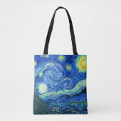PixDezines Van Gogh Starry Night/St. Remy Tasche (Vorderseite)