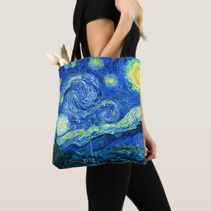 PixDezines Van Gogh Starry Night/St. Remy Tasche