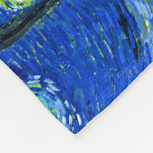 PixDezines van gogh/sternenlange Nacht Fleecedecke (Ecke)
