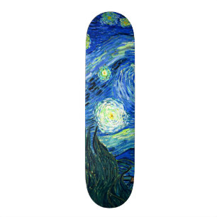 PixDezines van Gogh-Sternennacht Skateboard