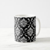 PixDezines Vendome Damask, DIY Hintergrundfarbe! Kaffeetasse (VorderseiteRechts)