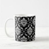 PixDezines Vendome Damask, DIY Hintergrundfarbe! Kaffeetasse (Links)