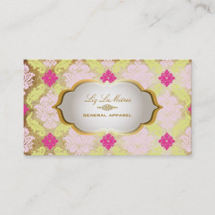 PixDezines venezia Damask/Imitate Perchierung Visitenkarte