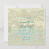 PixDezines Venezia+Rialto Brücke/Farbe Einladung (Rückseite)