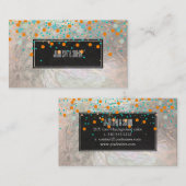 PixDezines verblüfft/Imitate silber Visitenkarte (Vorne/Hinten)