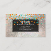 PixDezines verblüfft/Imitate silber Visitenkarte (Rückseite)