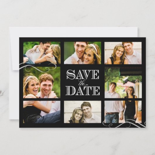 PixDezines-Verlobung-Fotos/rett-Datum Save The Date (Vorderseite)