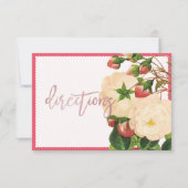 PixDezines Viktorianische Rose/Redoute Einladung (Vorderseite)