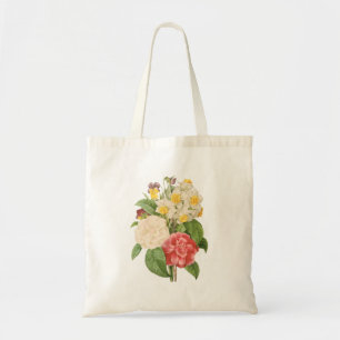 PixDezines Vintag Camelia/Affodils/Redoute Tragetasche