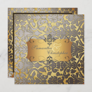 PixDezines Vintag Damask/DIY Schriftart.. Einladung