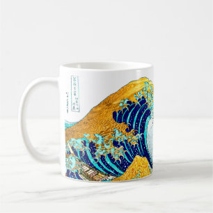 PixDezines Vintag, Große Welle, Hokusai 葛 飾 北 斎 の  Kaffeetasse