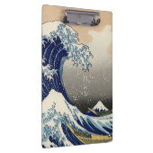 PixDezines Vintag, Große Welle, Hokusai 葛 飾 北 斎 の  Klemmbrett (Rechts)