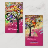 PixDezines Vintag Grunge Tree Trimmers Heckklappe Visitenkarte (Vorne/Hinten)