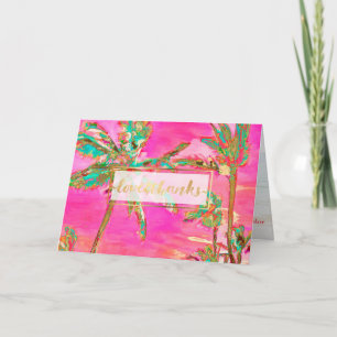 PixDezines Vintag Hawaii/Vielen Dank Dankeskarte