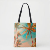 PixDezines Vintag Hawaiian Beach/Aquamarin Tasche (Vorderseite)