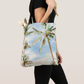 PixDezines Vintag Hawaiian Beach/Blue Tasche (Von Nahem)