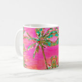 PixDezines Vintag Hawaiian Beach Kaffeetasse (Vorderseite Links)