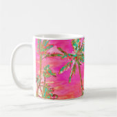 PixDezines Vintag Hawaiian Beach Kaffeetasse (Links)