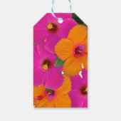 PixDezines Vintag/Hibiskus/ Geschenkanhänger (Rückseite)