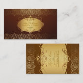 PixDezines VINTAG LACE/ART DECO Visitenkarte (Vorne/Hinten)