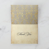 PixDezines Vintag+Romantik Dankeskarten Dankeskarte (Innenseite)
