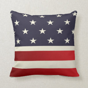 PixDezines vintage amerikanische Flagge Kissen