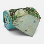 PixDezines Vintage Ballons/Eiffel/Paris Krawatte (Gerollt)