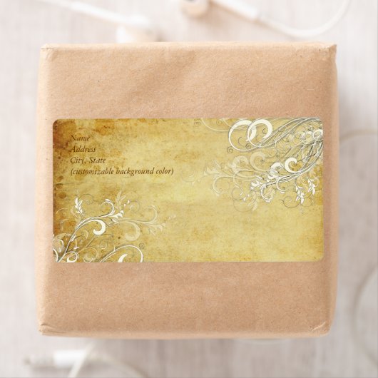 PixDezines Vintage Creme-Wirbel (Insitu)