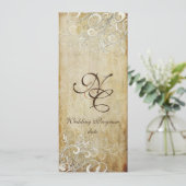 PixDezines Vintage Creme Wirbel/Imitate Pergament Programm (Stehend Vorderseite)