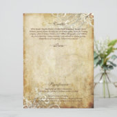 PixDezines Vintage Creme-Wirbel Programm (Stehend Vorderseite)