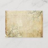 PixDezines Vintage Creme-Wirbel/Verschlusskarten Begleitkarte (Rückseite)