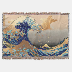 PixDezines Vintage Great Wave Hokusai 葛飾北斎の神奈川沖浪 Decke