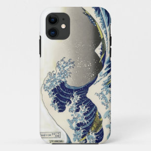 PixDezines Vintage, Große Welle, Hokusai 葛飾北斎の神奈川沖 Case-Mate iPhone Hülle