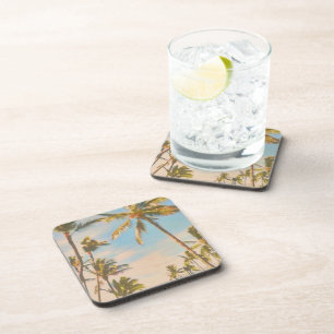 PixDezines vintage hawaiianische Strand Untersetzer