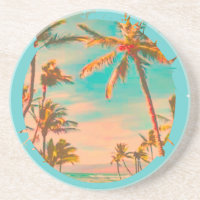 PixDezines Vintage hawaiische Strand-Szene
