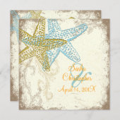 PixDezines Vintage Hochzeitsfeier Einladung (Vorne/Hinten)