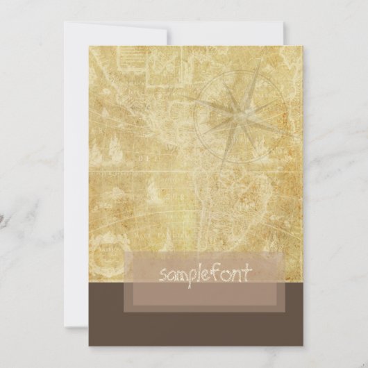 PixDezines Vintage Karte+Kompass (Vorderseite)