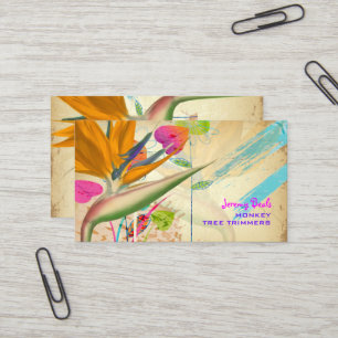 PixDezines vintage Paradiesvogel ♥♥♥ Visitenkarte