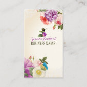 PixDezines-Vintage Pfennigfußbäume/DY-Hintergrund Visitenkarte (Vorderseite)